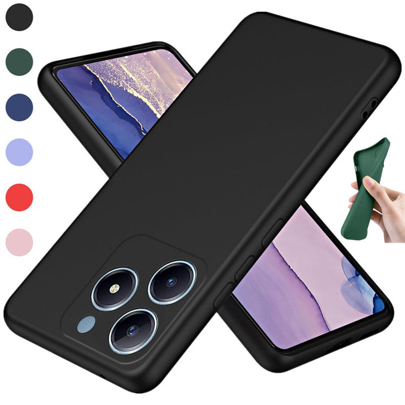 Realme Note 50 - Realme 유연한 액체 실리콘 케이스, 보호