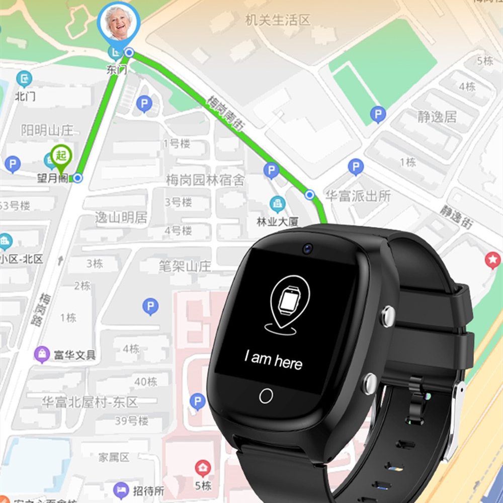 Fall Detection Watch - 노인용 스마트워치, 노약자 낙상 감지, 4G