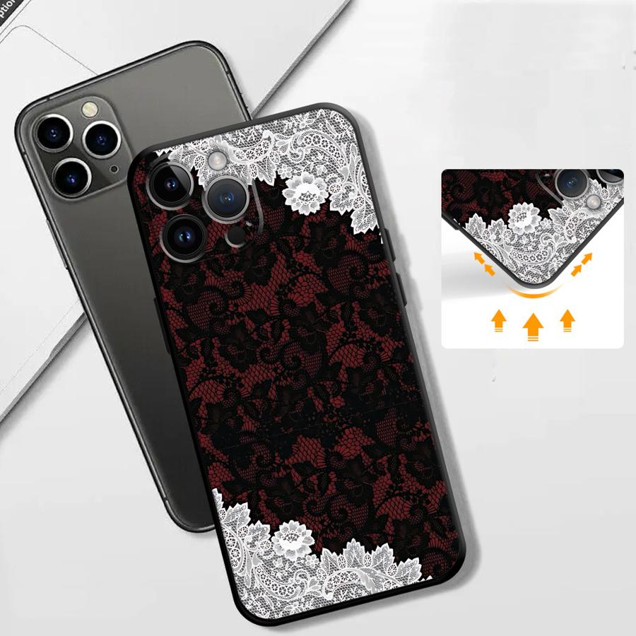 블랙 레드 섹시 레이스 폰 케이스 (애플 아이폰 17  - Apple Iphone 16 리뷰 및 가격