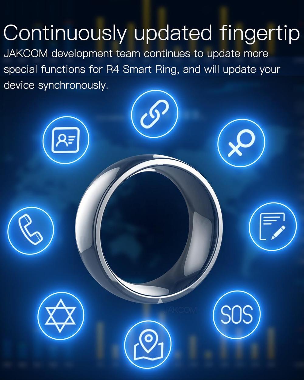 Jakcom 스마트 링 R4 웨어러블 장치 매직 핑거  - Smart Ring Nfc Pay 리뷰 및 가격