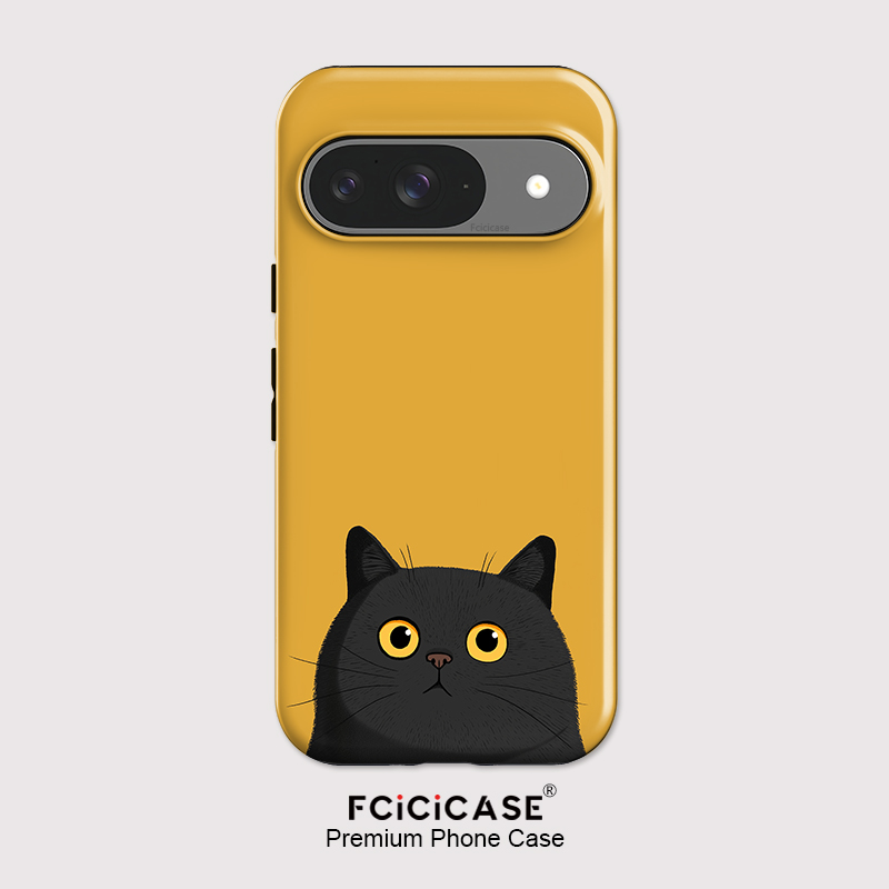 픽셀 9 10 프로용 Fcicicase 귀여운 검은 고 - Google Pixel 9 Pro 리뷰 및 가격