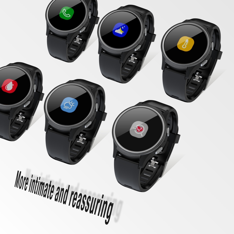새로운 4G GPS 낙상 감지 SOS 호출 안전하고 건 - Fall Detection Watch 리뷰 및 가격